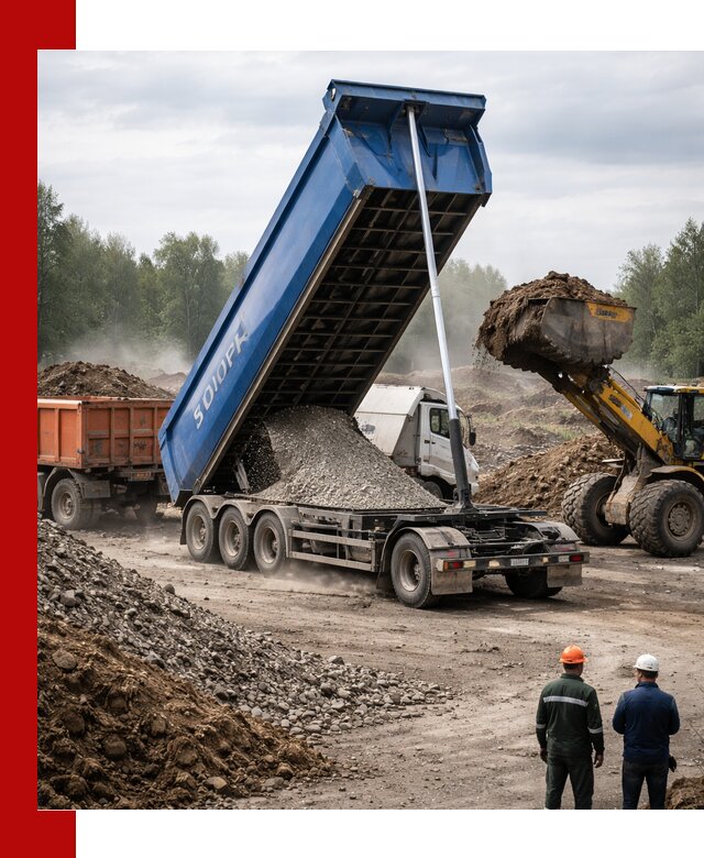 Аренда тонар 40 тонн в Казани с доставкой материалов