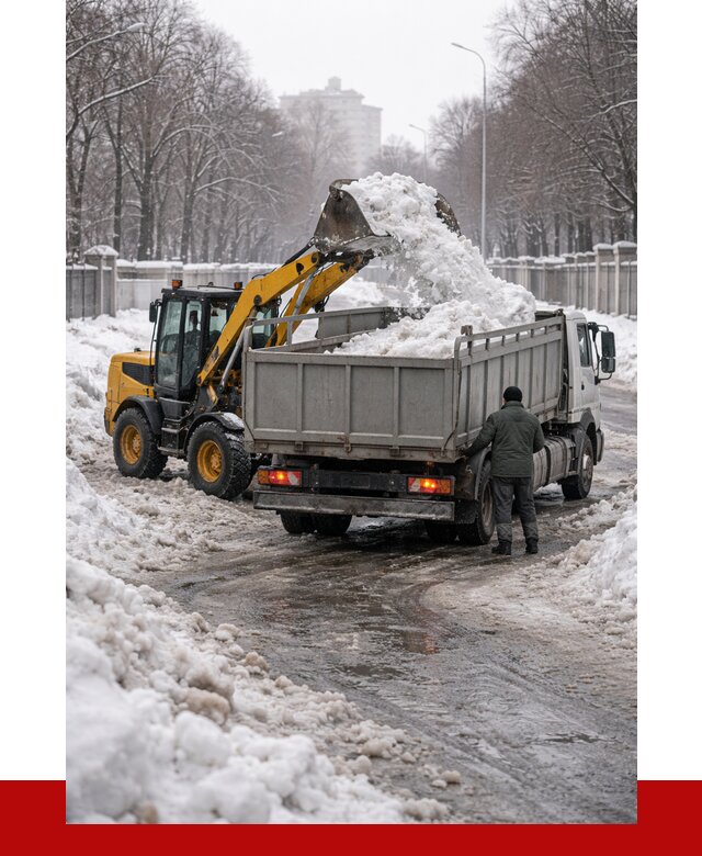 Вывоз снега с погрузкой в Казани от 3716 р. ПРОНЕРУДКзн
