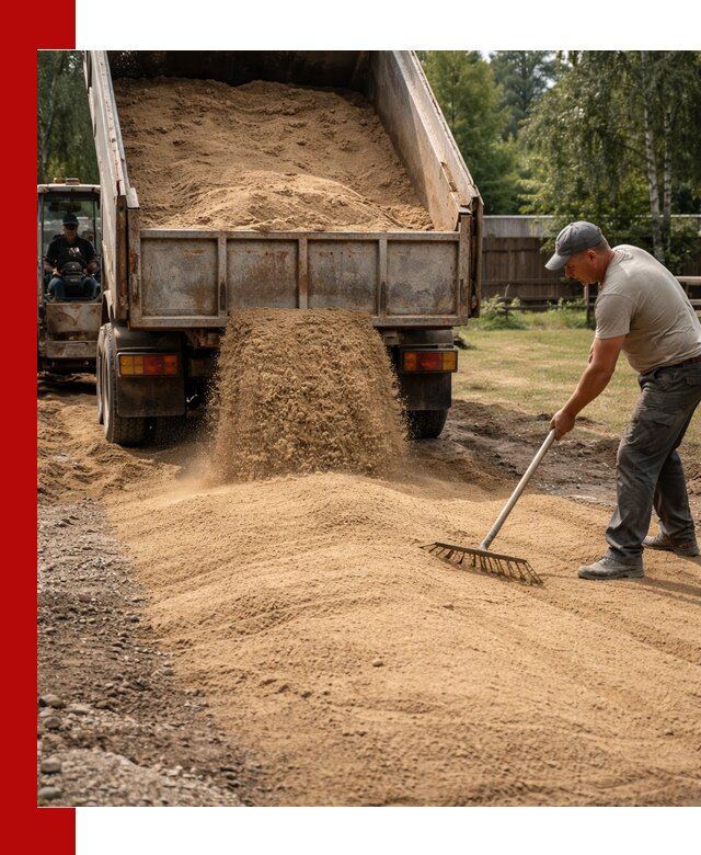 Отсыпка участка песком в Казани быстро и качественно