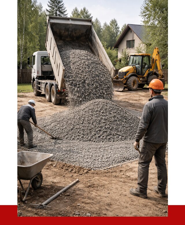 Отсыпка участка щебнем в Казани от 6901 р. ПРОНЕРУДКзн