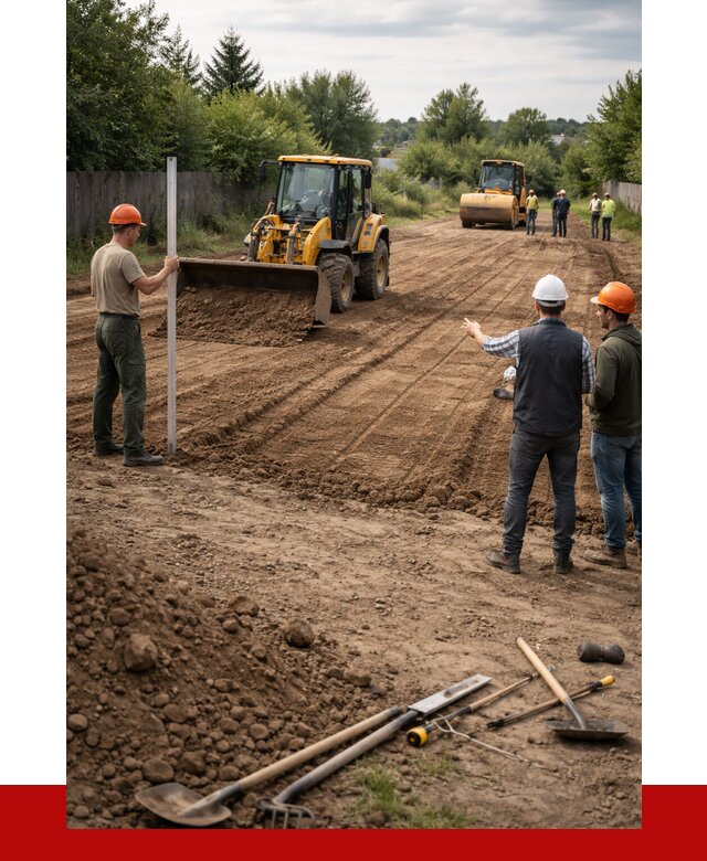 Планировка участка грунтом в Казани от 4778 р ПРОНЕРУДКзн
