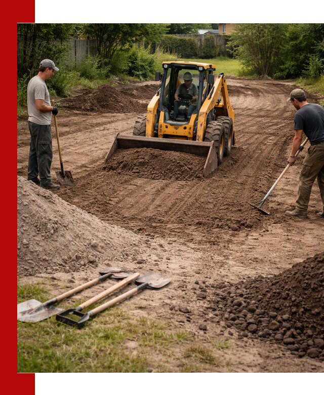 Планировка участка грунтом с вывозом и доставкой в Казани